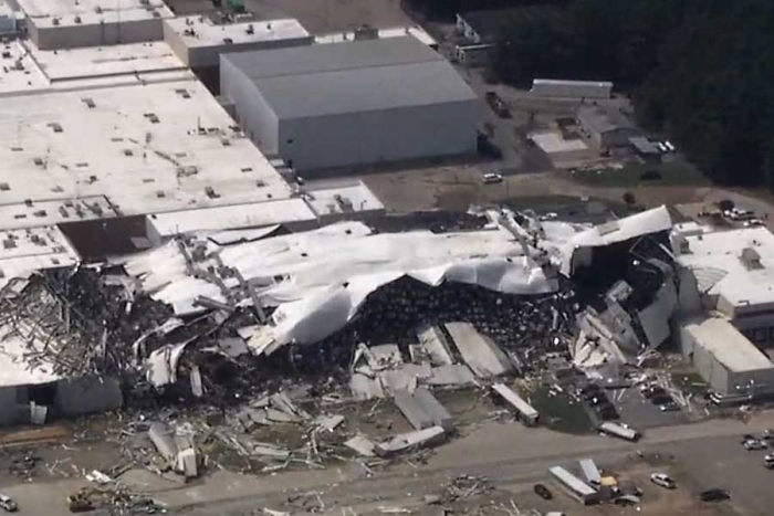 Tornado daña planta de Pfizer en Carolina del Norte