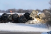Tren que transportaba materiales peligrosos se descarrila e incendia en Minnesota