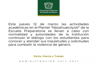 Mantienen diálogo y clases en Prepa 2