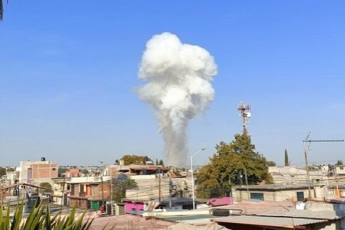 Reportan explosión de un polvorín en Tultepec, Edoméx