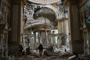 ¡Terrible! Último bombardeo de Rusia a Ucrania ocasiona daños contra 25 monumentos