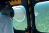 Supervisa AMLO obras del Tren Maya desde helicóptero