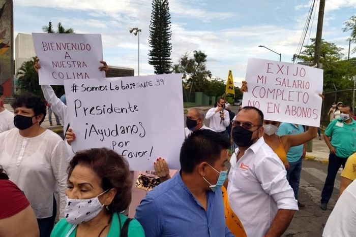 Se compromete el gobierno federal a pagar salarios atrasados de trabajadores en Colima