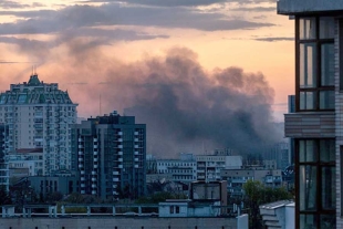 Misiles impactan en Kiev durante la visita de Guterres