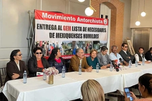 Antorcha Campesina entrega pliego petitorio a Gobierno del Estado de México