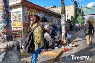 Basura inunda zona de Tollocan en San Mateo Atenco