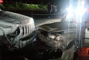 Un muerto y cuatro heridos deja accidente automovilístico en la Toluca-Naucalpan