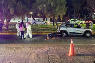 Muere motociclista frente a zona de bares en Paseo Tollocan