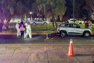 Muere motociclista frente a zona de bares en Paseo Tollocan