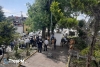 Taxistas se manifiestan por presuntas extorsiones en Mexicaltzingo