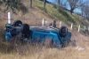 Mueren dos en volcadura sobre autopista Toluca-Atlacomulco.