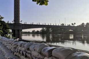 Villahermosa bajo el agua. Se desborda el río Grijalva