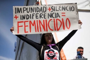 Van 281 feminicidios este año en México; Edomex, Veracruz y NL encabezan la lista
