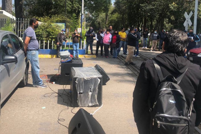 Sindicato de Chapingo protesta por nuevas políticas para obtener su seguro