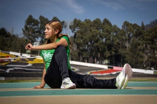 “Jan”, como la nombran sus compañeros, destaca que su gusto por el deporte comenzó desde la pandemia