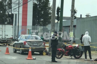 Muere motociclista sobre Paseo Tollocan a la altura de San Pedro Totoltpec