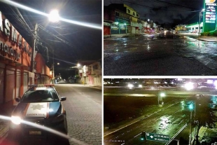 Personal de distintas direcciones municipales realizó trabajos de limpieza y drenado del agua acumulada 