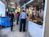 Poca gente en el mercado Juárez, haciendo compras de reserva