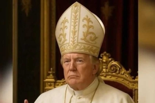 Comparte Trump imagen de él vestido de Papa hecha con IA