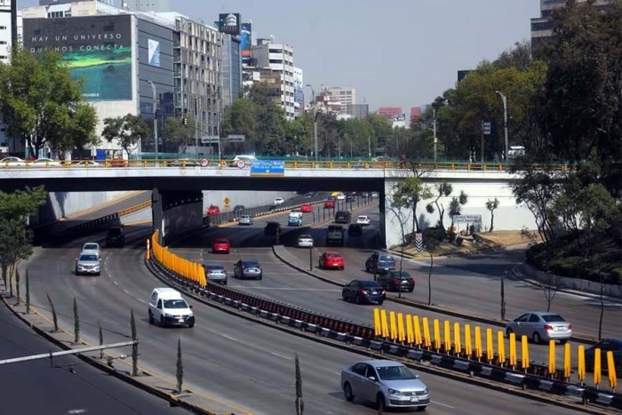 Tránsito vehicular se redujo con la pandemia en la ZMVM