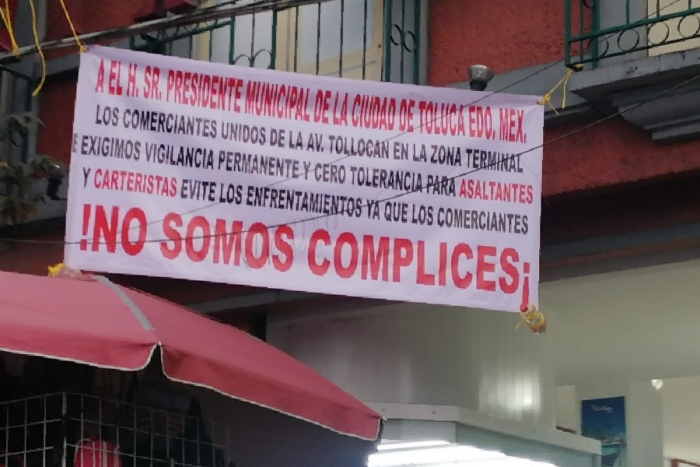 Por asaltos comerciantes piden operativos de seguridad en Zona Terminal-Mercado Juárez