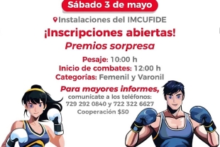 . La organización hace un llamado a jóvenes deportistas interesados en vivir la experiencia de subir al ring 