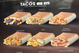 ¿Pero qué es esto? Crean en Francia los tacos más horribles de la historia