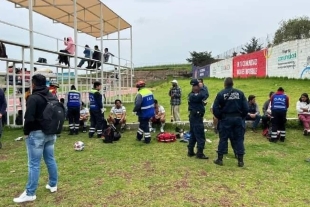 Partido de fútbol termina en pelea campal en Jocotitlán