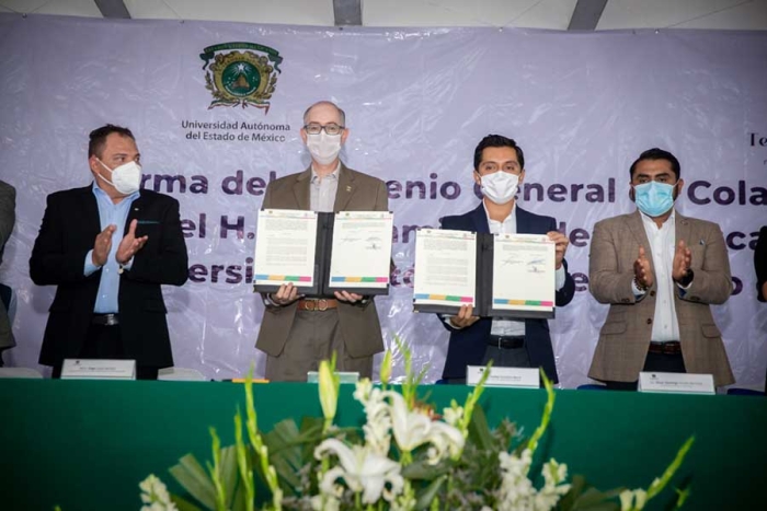 Estrecha UAEMéx colaboración con ayuntamiento de Temascaltepec