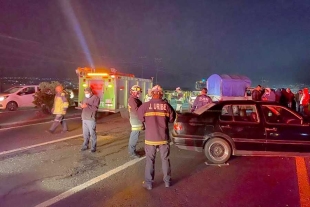 Accidente múltiple deja cinco heridos en la Toluca-Naucalpan