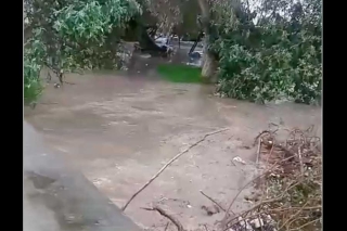 Vecinos temen desbordamiento de río en Otzolotepec