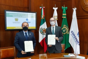 Fortalecen UAEM y Coparmex vinculación universitaria con sector empresarial