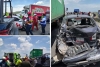 Carambola en Libramiento Bicentenario deja 10 lesionados y caos vial