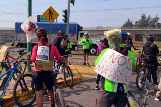 Colectivos ciclistas exigen justicia por joven atropellada en Toluca