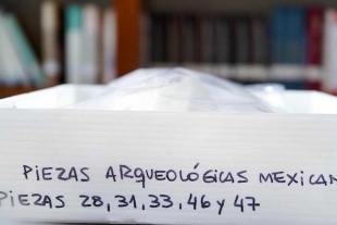 Entre los bienes se incluyen restos óseos, objetos elaborados a base de jade y cerámica