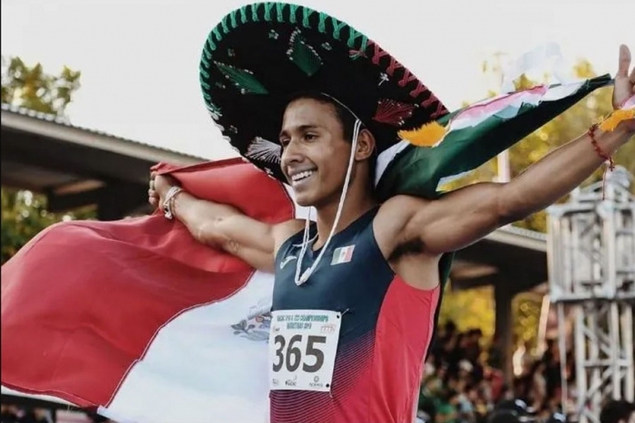 Luis Avilés se lleva la plata y récord para México en mundial de atletismo