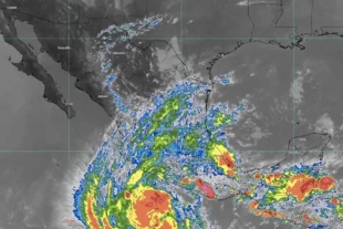 El centro del fenómeno se encuentra a suroeste de Michoacán