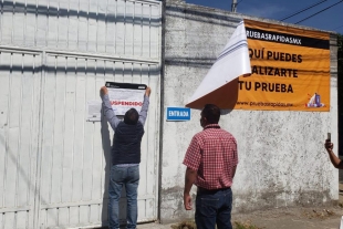 Suspende COPRISEM predio en Toluca que supuestamente albergaba un módulo COVID