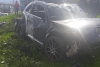 Volcadura de Beetle deja tres heridos en la Mexico-Toluca