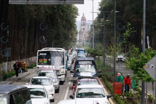 Obras dejan caos en Paseo Colón