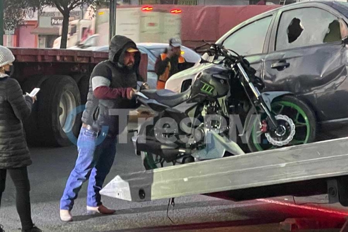 La circulación estuvo a vuelta de rueda desde la zona de hospitales en dirección a la carretera Toluca-Palmillas