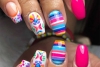 Diseños originales de uñas para celebrar el mes patrio con mucho color
