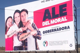 Ecatepec alega falta de licencias para colocación de propaganda de Alejandra del Moral