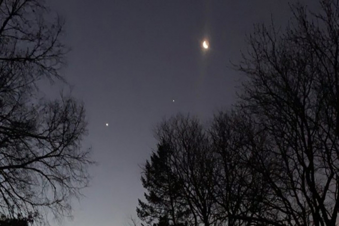 Triple conjunción este fin de semana: la Luna, Venus y Júpiter