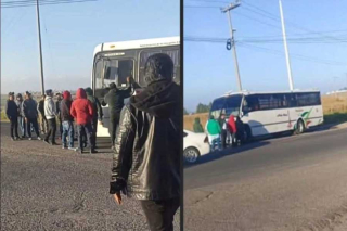 Transportistas bloquean paso a choferes de línea Insurgentes en la Toluca–Ixtlahuaca