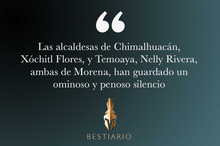 Silencio en Chimalhuacán y Temoaya