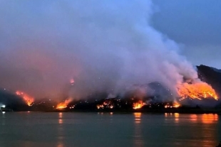 Incendio en Valle de Bravo 