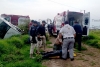 Volcadura deja dos heridos en Otzolotepec