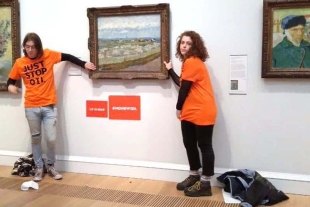 ¡Culpables! Activistas que atacaron cuadro de Van Gogh en Londres son sentenciados a prisión