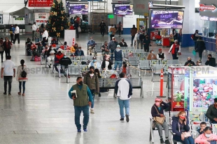 Aumenta aforo de viajeros en Terminal de Toluca